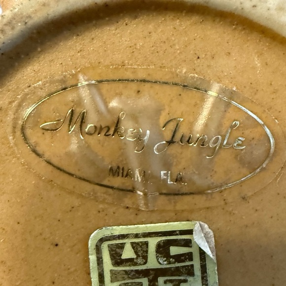 Monkey Jungle 3D Lion Face Mug Brown Porcelain Animal Theme 4" - Picture 3 of 3